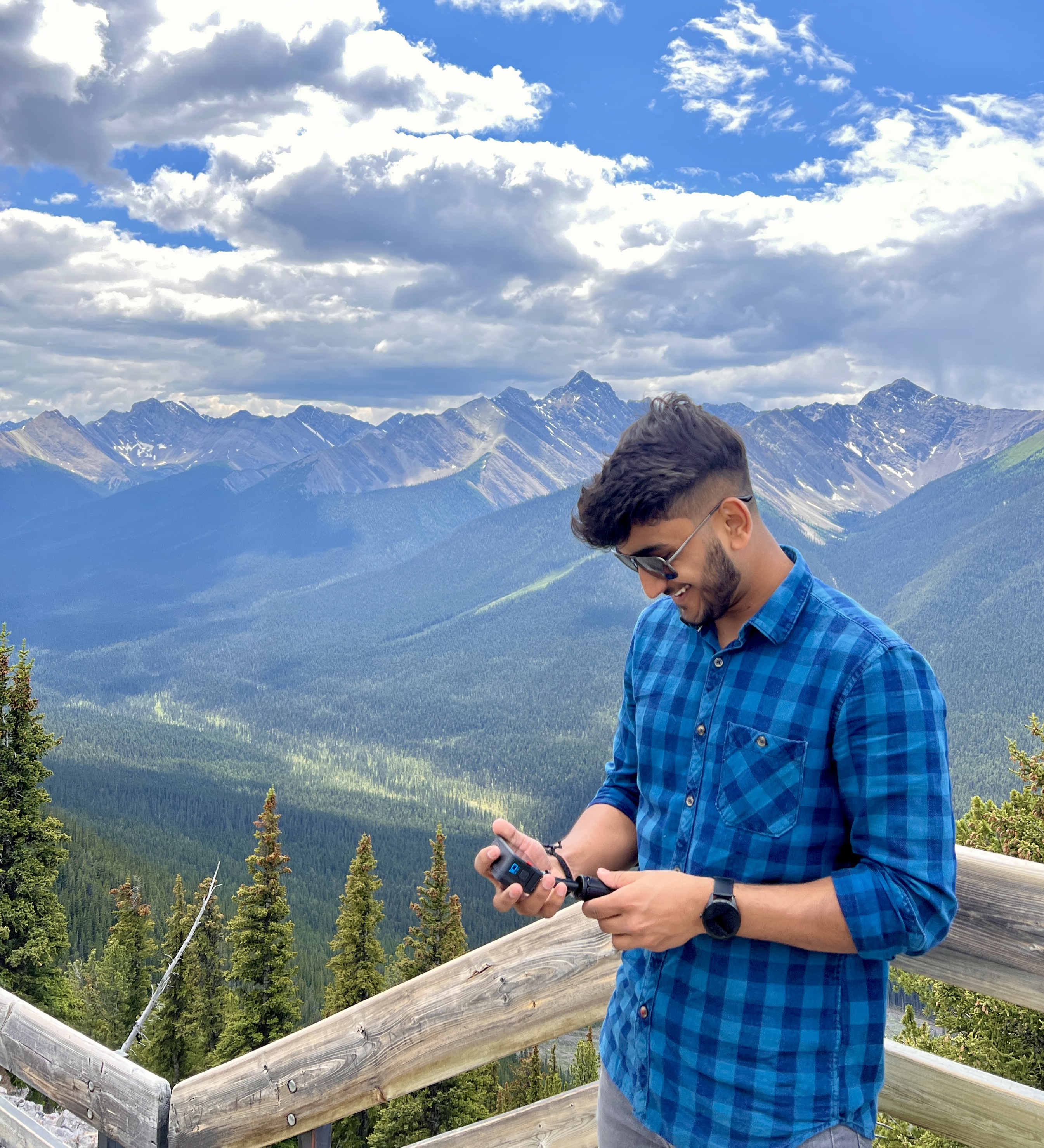 Mountain landscape background