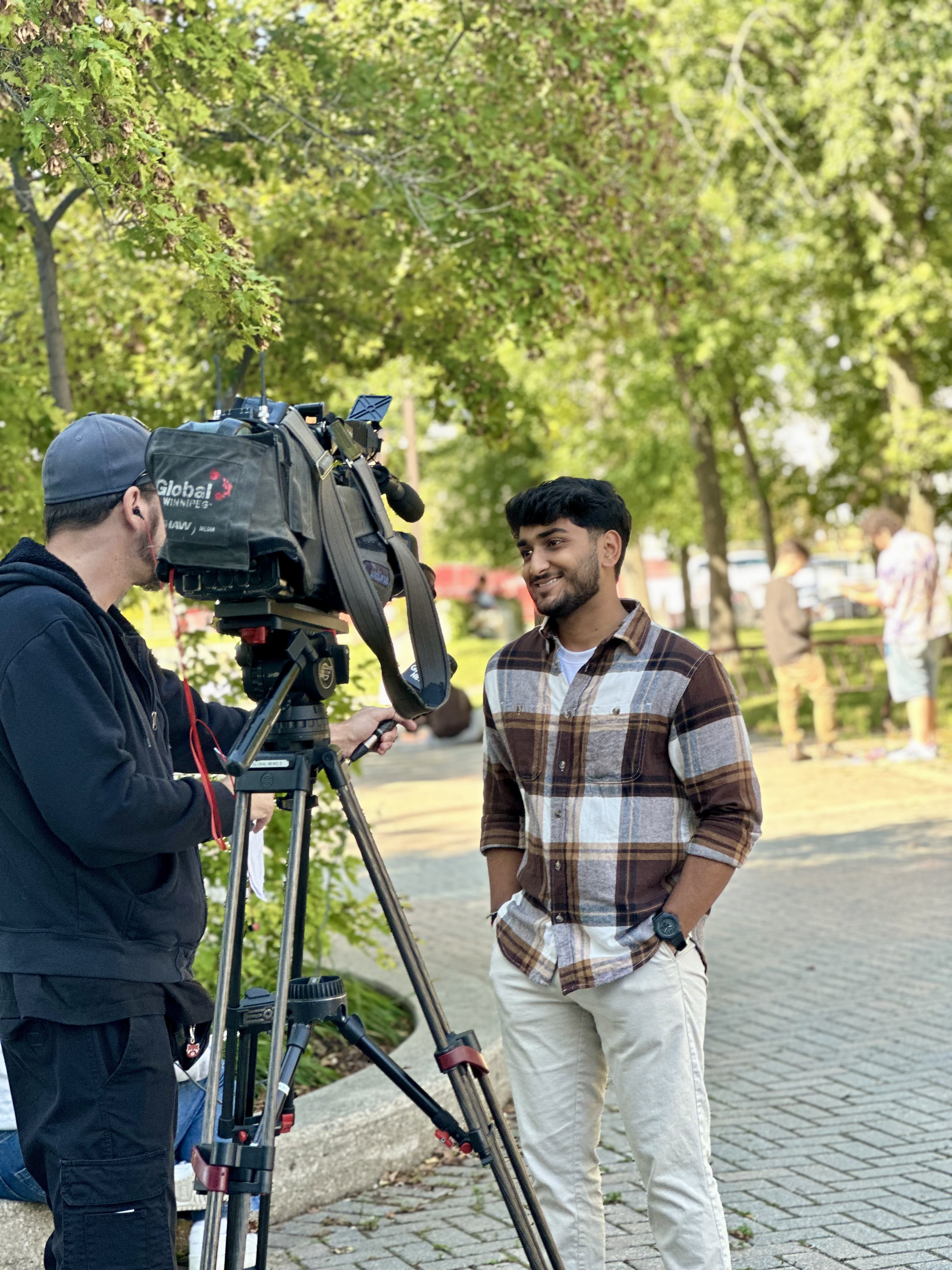 Global News Winnipeg TV segment
